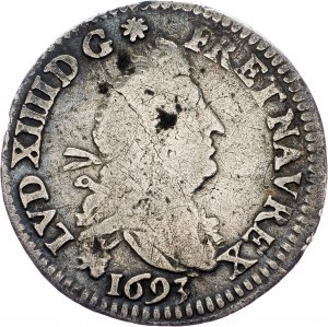 Francúzsko, 4 soly 2 denáre 1693, A