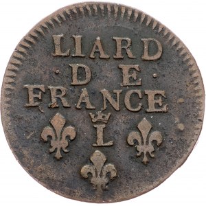 Francja, Liard 1696, L