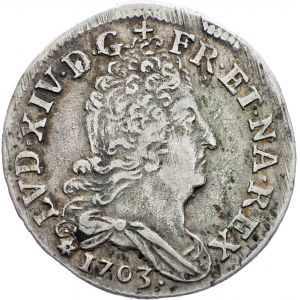 Ludwig XIV, 10 Sols 1703, BB