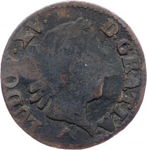France, Liard 1771, W