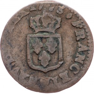 France, Liard 1773, W