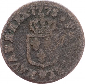 Francie, Liard 1773, W