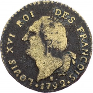 Louis XVI., 30 Sols 1792, L