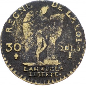Louis XVI., 30 Sols 1792, L