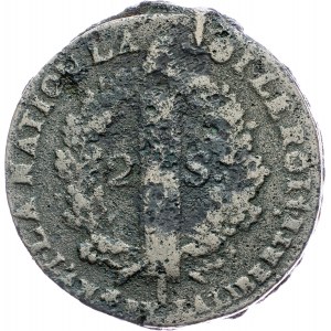 Louis XVI, 2 Sols 1792, W