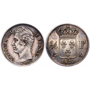 Frankreich, 1/4 Franc 1830, Paris