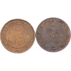 France, Module de la 10 centimes 1853