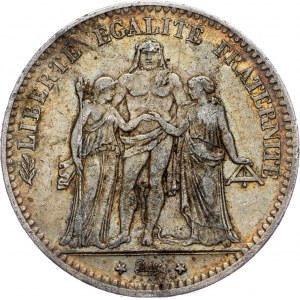 Francie, 5 franků 1876, A