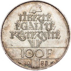 Francie, 100 franků 1988, Pessac