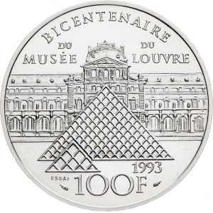Francja, 100 franków 1993, ESSAI