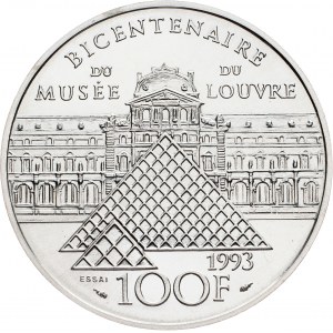 Francja, 100 franków 1993, ESSAI