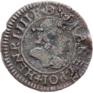 Henri III, Denier Tournois 1577, A