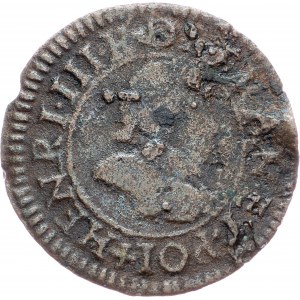 Enrico III, Denier Tournois 1577?, A