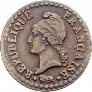 Francie, 1 Centime 1798-1799