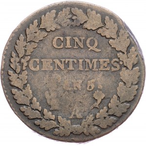 Francja, 5 centów AN 5, A