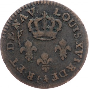 Gujana Francuska, 2 sous 1789