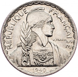 Francouzská Indočína, 10 centimů 1940, Paříž