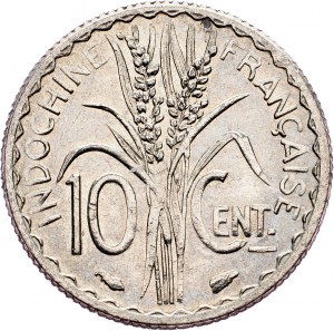 Francúzska Indočína, 10 centov 1940, Paríž