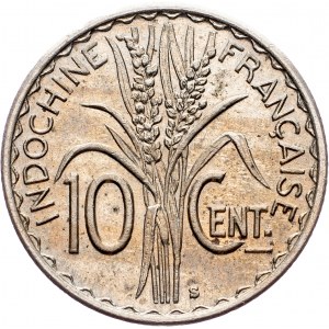 Francouzská Indočína, 10 centimes 1941, San Francisco