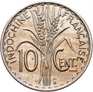 Francouzská Indočína, 10 centimes 1941, San Francisco