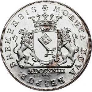 Brémy, 1 Thaler 1723, Restrike