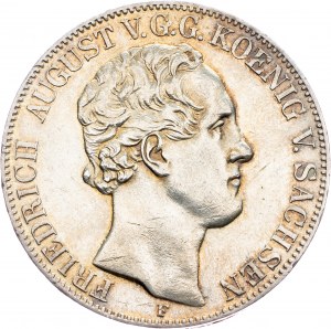 Sachsen-Kurlinie, 2 talar 1851, F