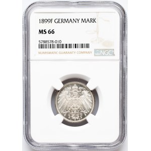 Germany, 1 Mark 1899, F