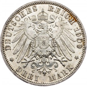 Deutschland, 3 Mark 1909, A