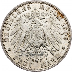 Deutschland, 3 Mark 1909, A