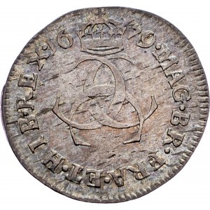 Veľká Británia, 3 pence 1679