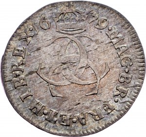 Veľká Británia, 3 pence 1679