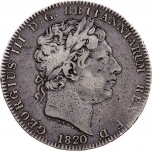 Jiří III., 1 koruna 1820