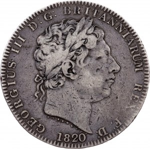 George III, 1 couronne 1820