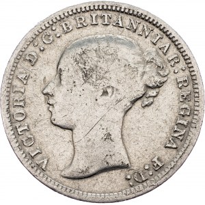 Wielka Brytania, 3 pensy 1875
