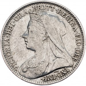 Grande-Bretagne, 3 pence 1896