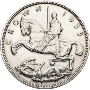 Veľká Británia, 1 Crown 1935
