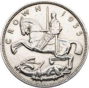Grande-Bretagne, 1 Crown 1935