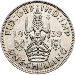 Veľká Británia, 1 šiling 1939