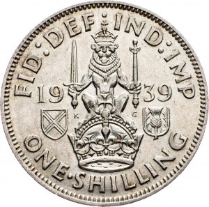 Grande-Bretagne, 1 Shilling 1939