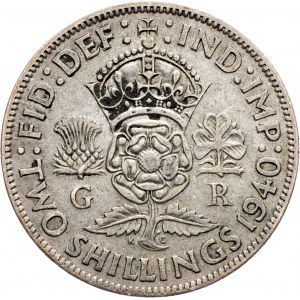 Veľká Británia, 2 šilingy 1940