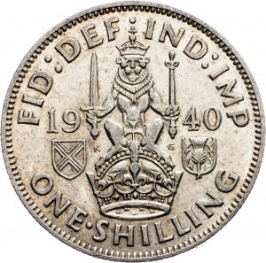 Großbritannien, 1 Schilling 1940