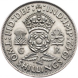 Great Britain, 2 Shillings 1942