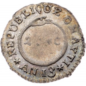Haiti, 25 centymów 1816 r.
