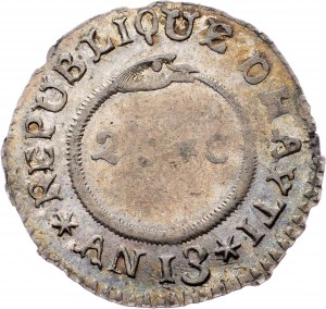 Haiti, 25 centimů 1816