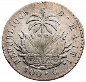 Haiti, 100 Centimes 1830 (AN 27)
