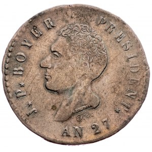 Haiti, 100 centesimi 1830 (AN 27)