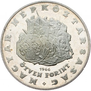 Maďarsko, 50 forintov 1966, Budapešť