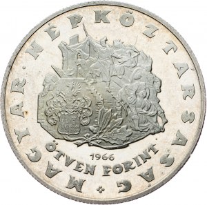 Węgry, 50 forintów 1966, Budapeszt