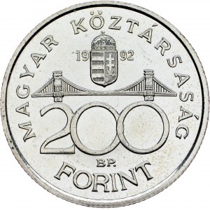 Maďarsko, 200 forintov 1992