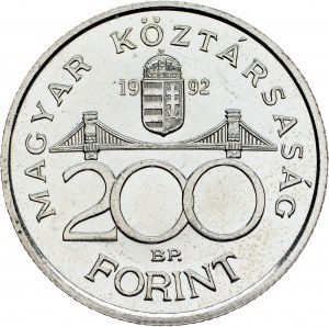 Węgry, 200 forintów 1992